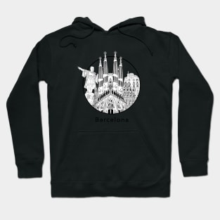 Barcelona Tourist attractions Hoodie